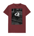 Red Wine Printed T-shirt Front