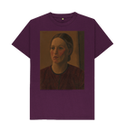 Purple Printed T-shirt Front