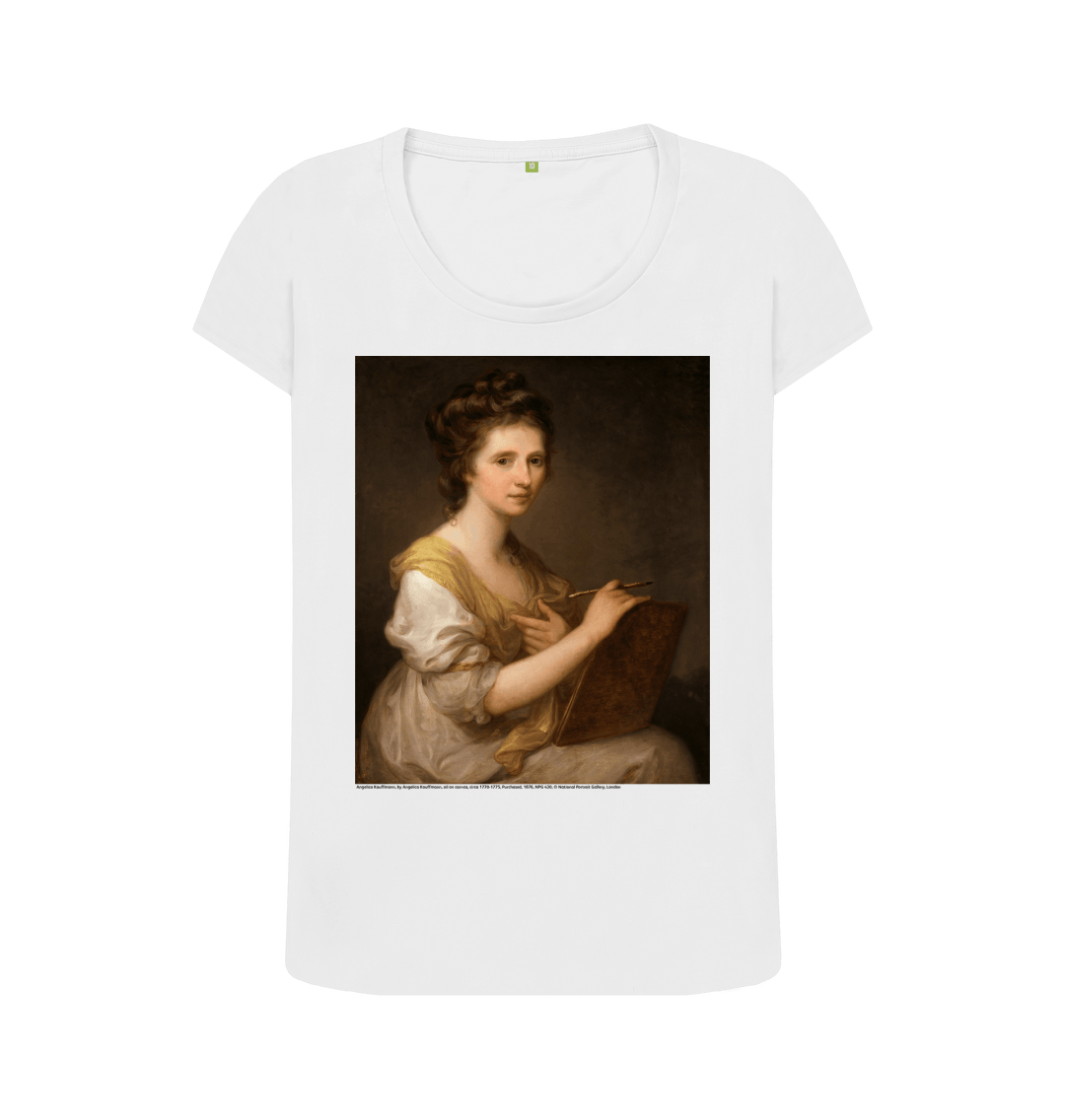 White printed t shirt front