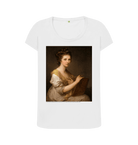 White Printed T-shirt Front