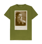 Moss Green Printed T-shirt Front