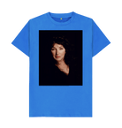 Bright Blue Printed T-shirt Front
