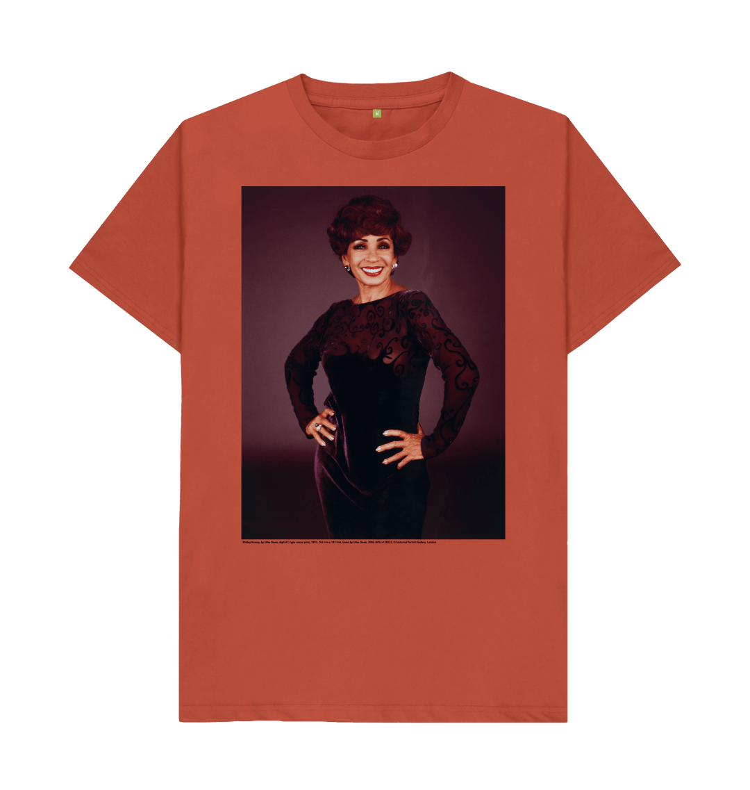 Rust printed t shirt front
