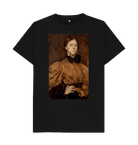Black Printed T-shirt Front
