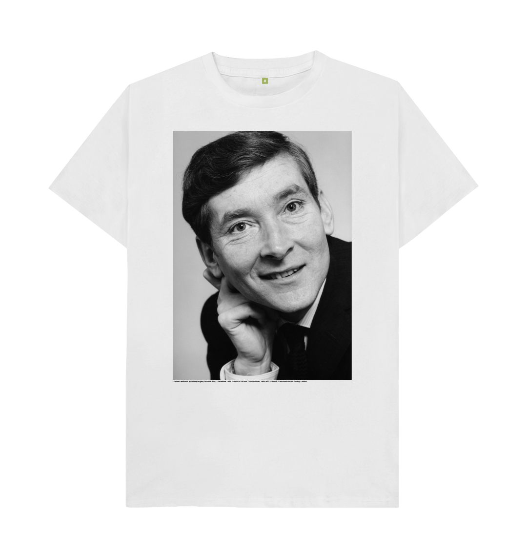 White printed t shirt front