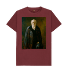 Red Wine Printed T-shirt Front