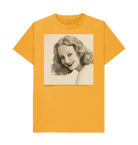 Mustard Printed T-shirt Front