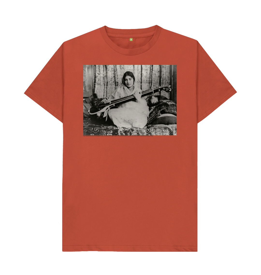 Rust printed t shirt front