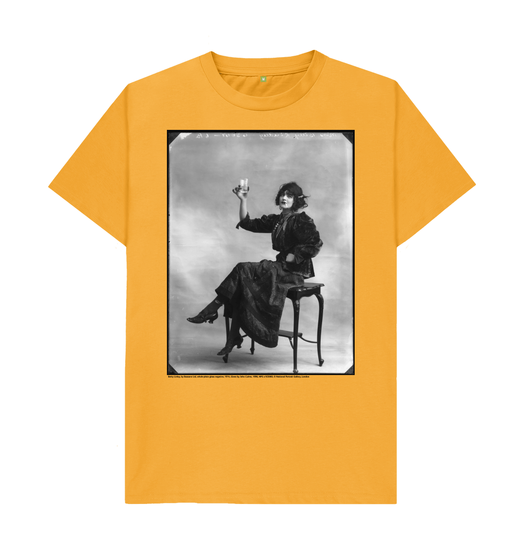 Mustard printed t shirt front