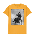 Mustard Printed T-shirt Front