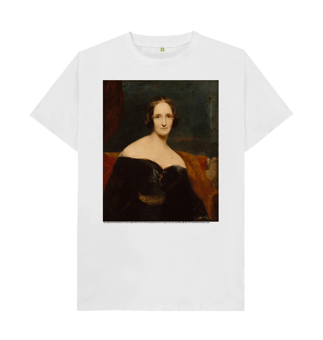 White printed t shirt front