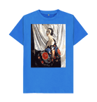Bright Blue Printed T-shirt Front