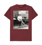 Red Wine Printed T-shirt Front