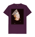 Purple Printed T-shirt Front