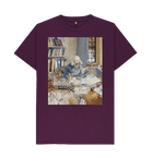Purple Printed T-shirt Front