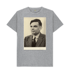 Athletic Grey Printed T-shirt Front