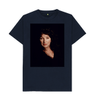 Navy Blue Printed T-shirt Front