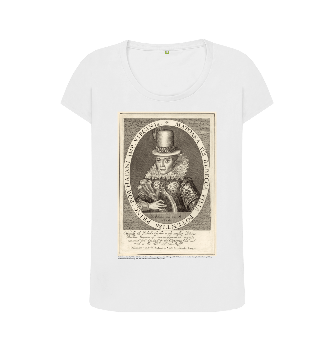 White printed t shirt front