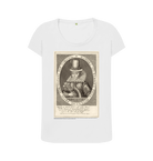 White Printed T-shirt Front