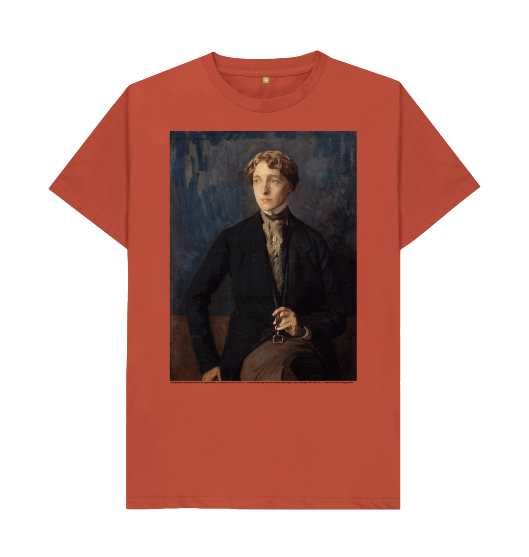 Rust printed t shirt front
