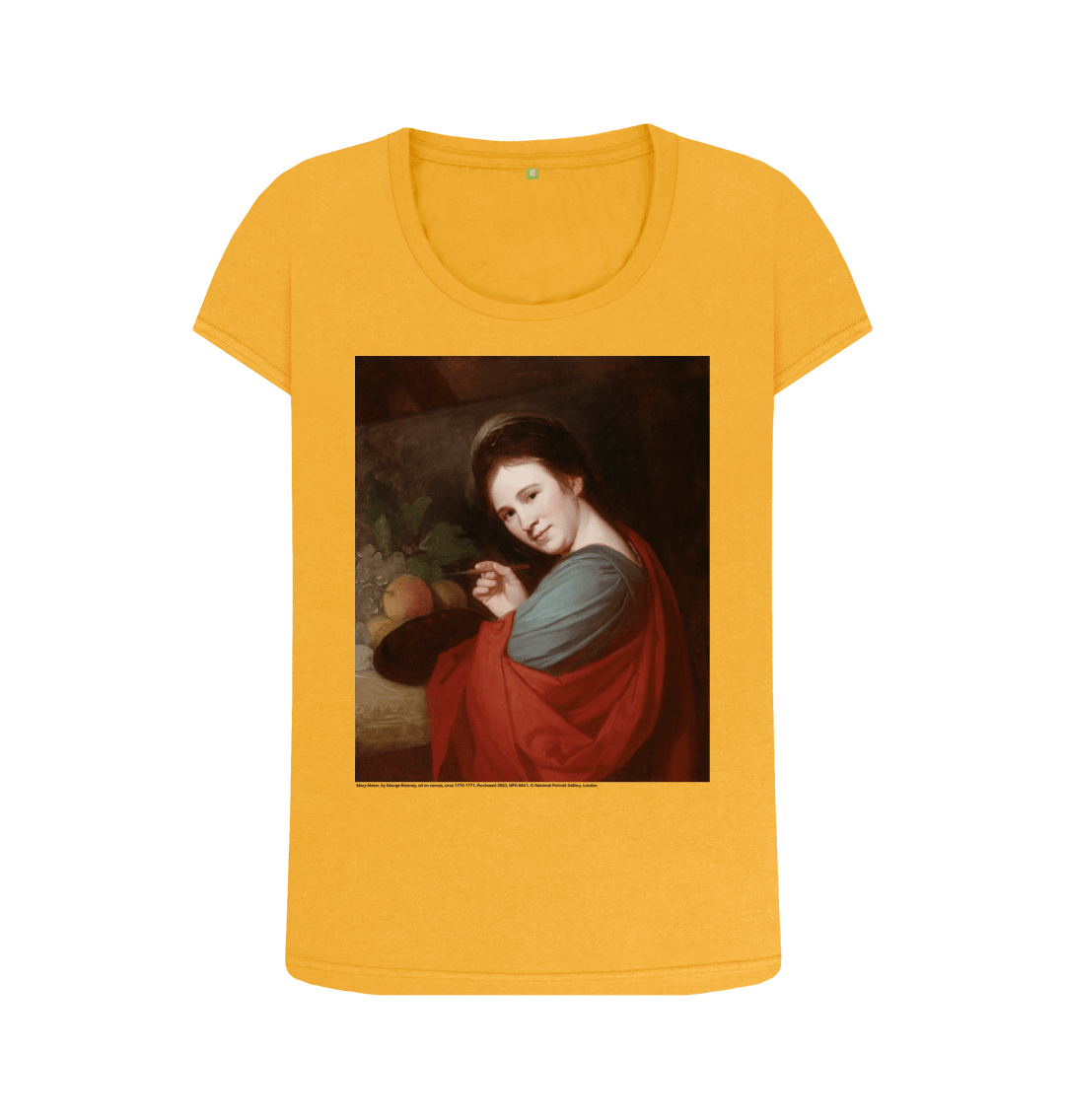 Mustard printed t shirt front