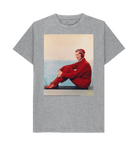 Athletic Grey Printed T-shirt Front