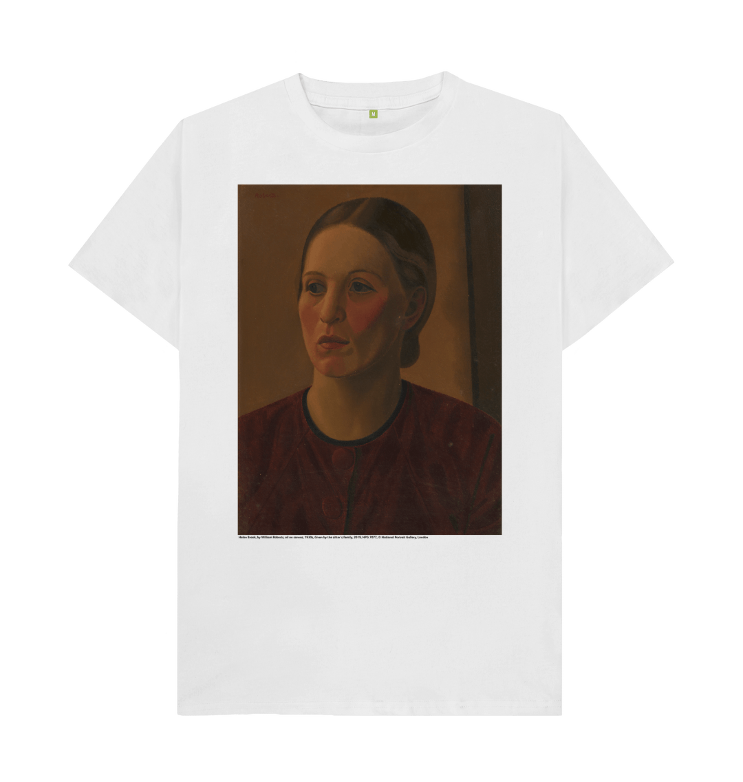 White printed t shirt front