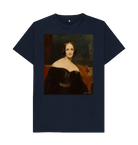 Navy Blue Printed T-shirt Front