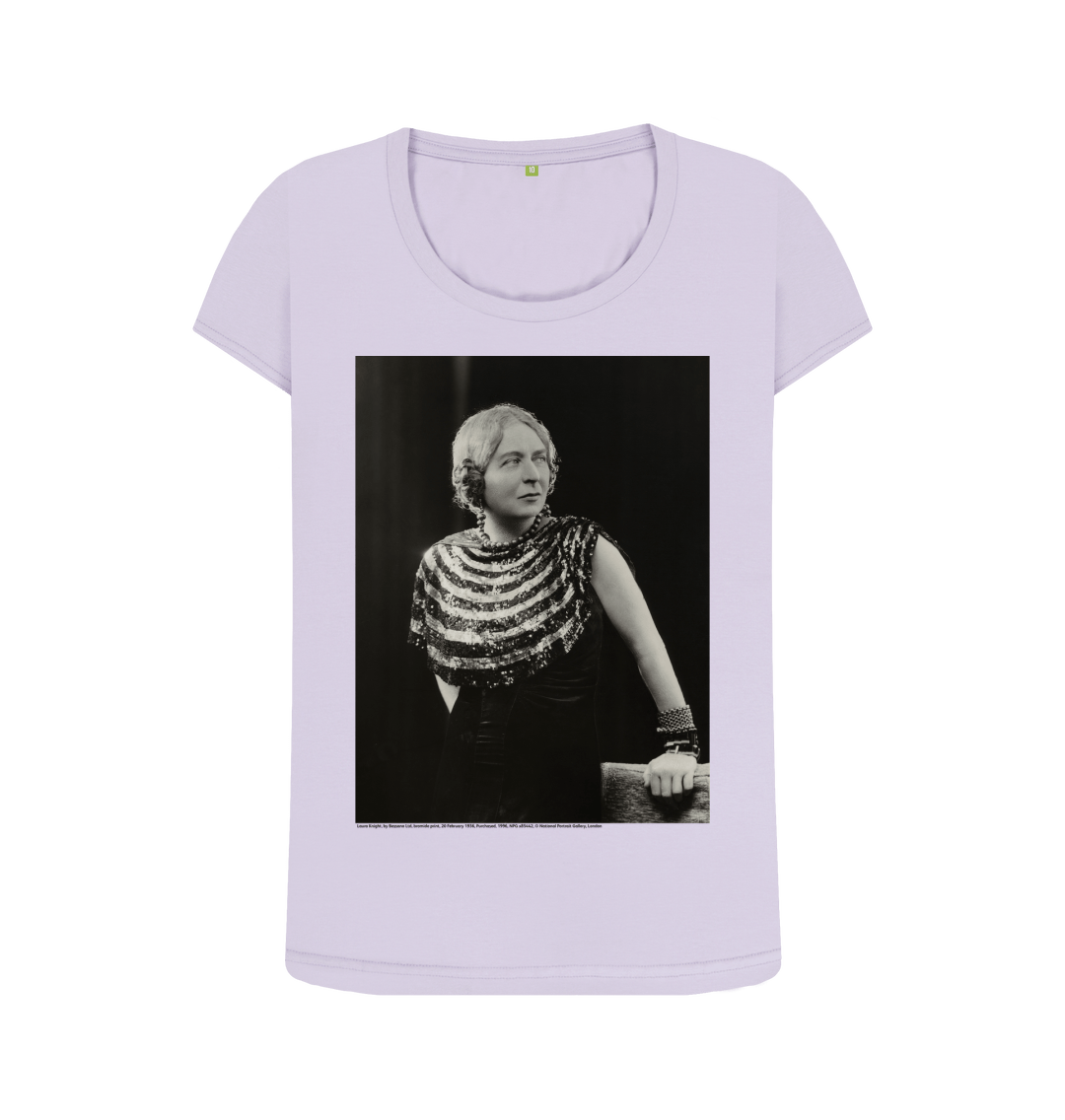 Violet printed t shirt front