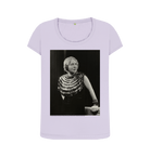Violet Printed T-shirt Front