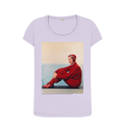 Violet Printed T-shirt Front