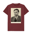 Red Wine Printed T-shirt Front