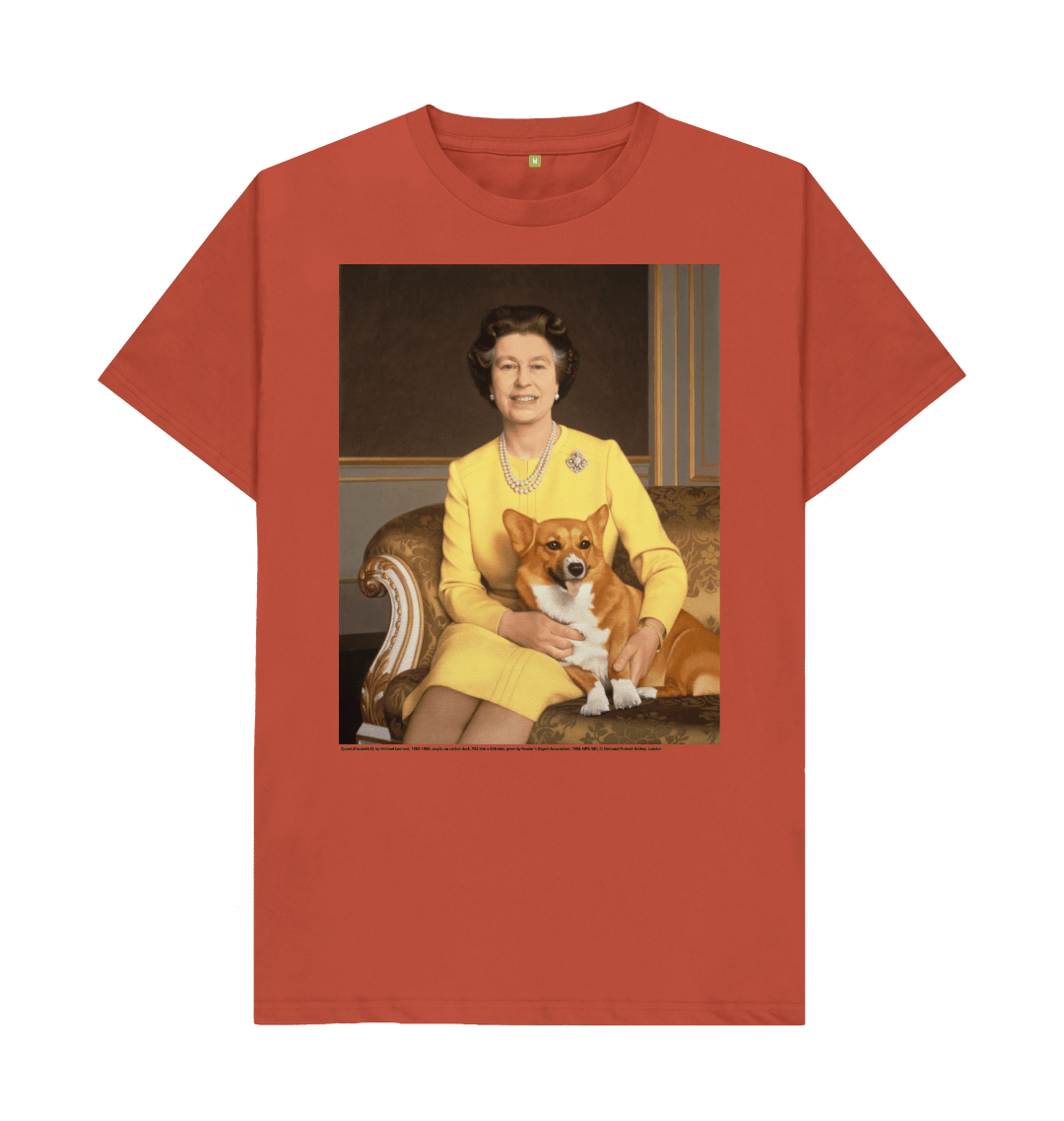 Rust printed t shirt front