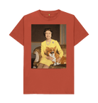Rust Printed T-shirt Front