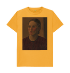 Mustard Printed T-shirt Front