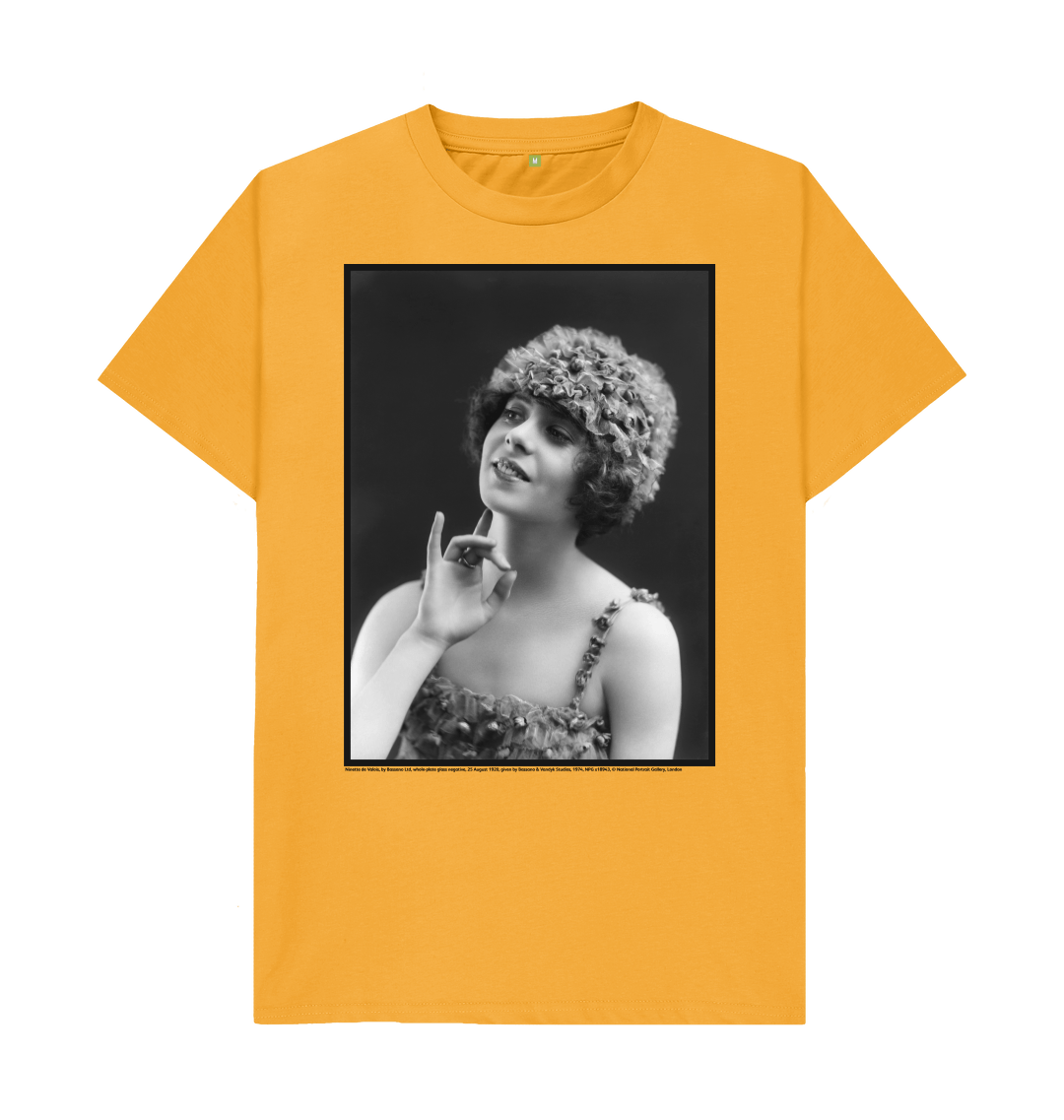 Mustard printed t shirt front