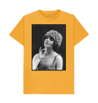 Mustard Printed T-shirt Front