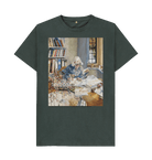 Dark Grey Printed T-shirt Front