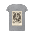 Athletic Grey Printed T-shirt Front