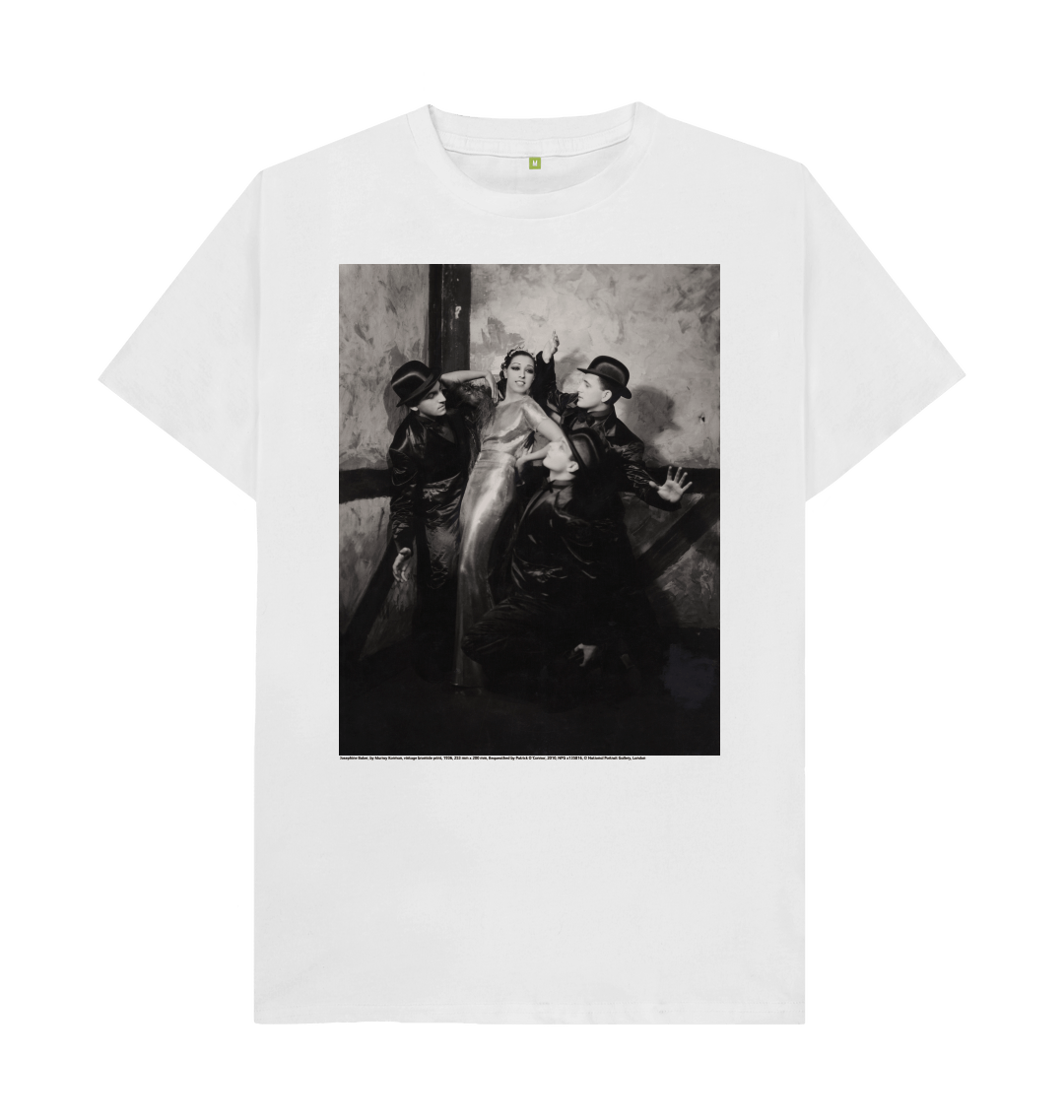 White printed t shirt front