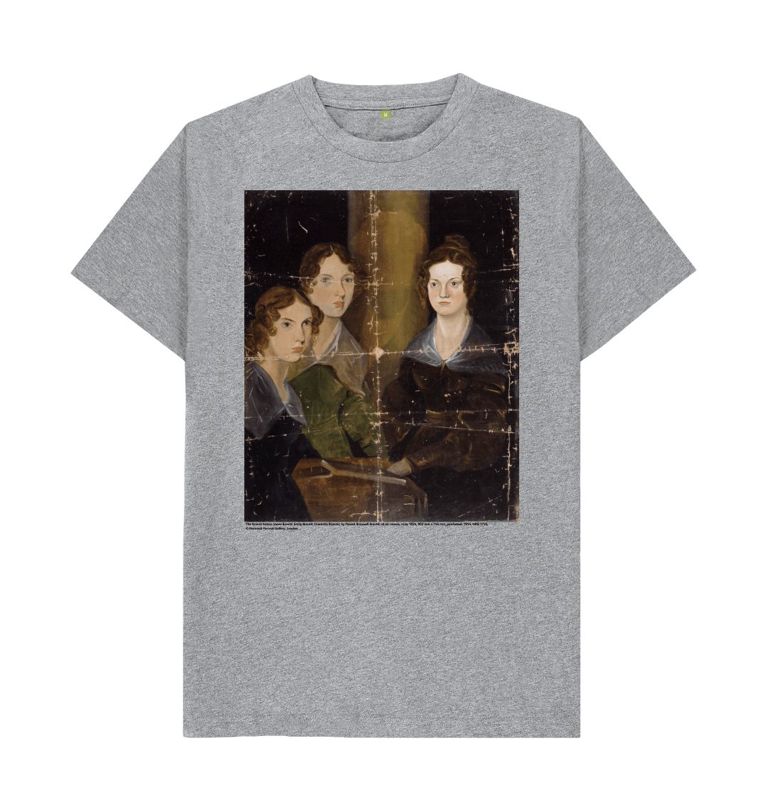 Athletic grey printed t shirt front