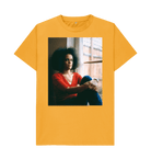 Mustard Printed T-shirt Front