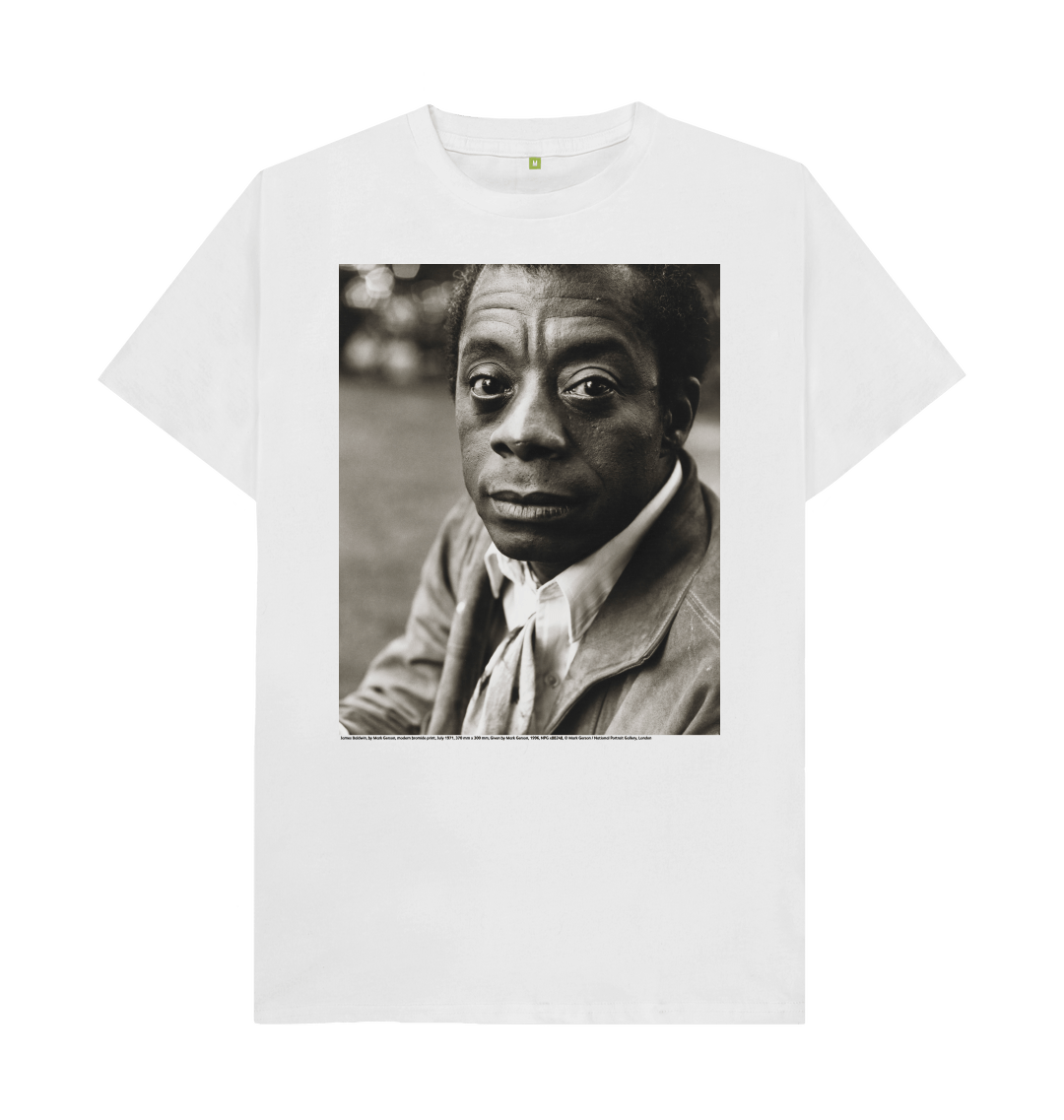 White printed t shirt front
