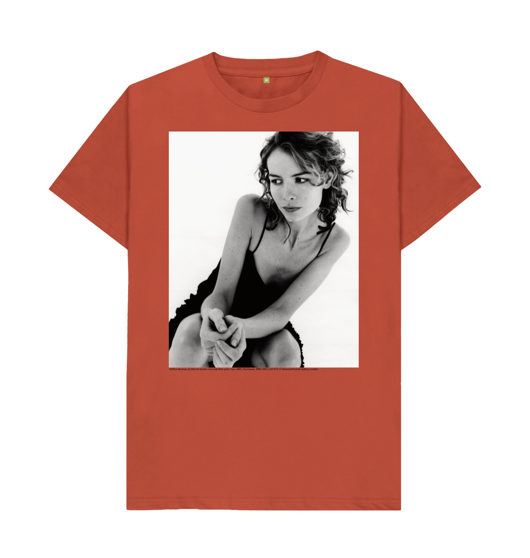 Rust printed t shirt front