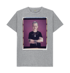 Athletic Grey Printed T-shirt Front