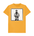 Mustard Printed T-shirt Front