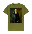 Moss Green Printed T-shirt Front