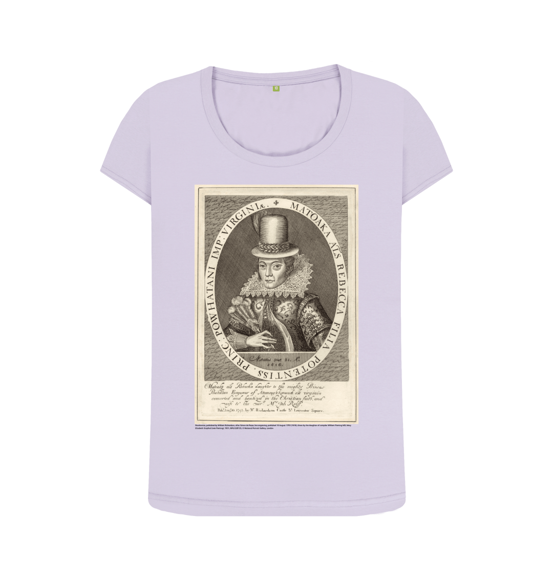 Violet printed t shirt front
