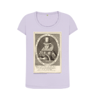 Violet Printed T-shirt Front
