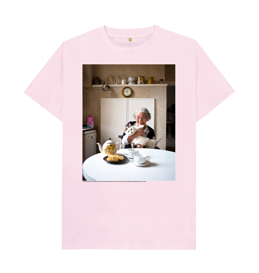 Pink printed t shirt front